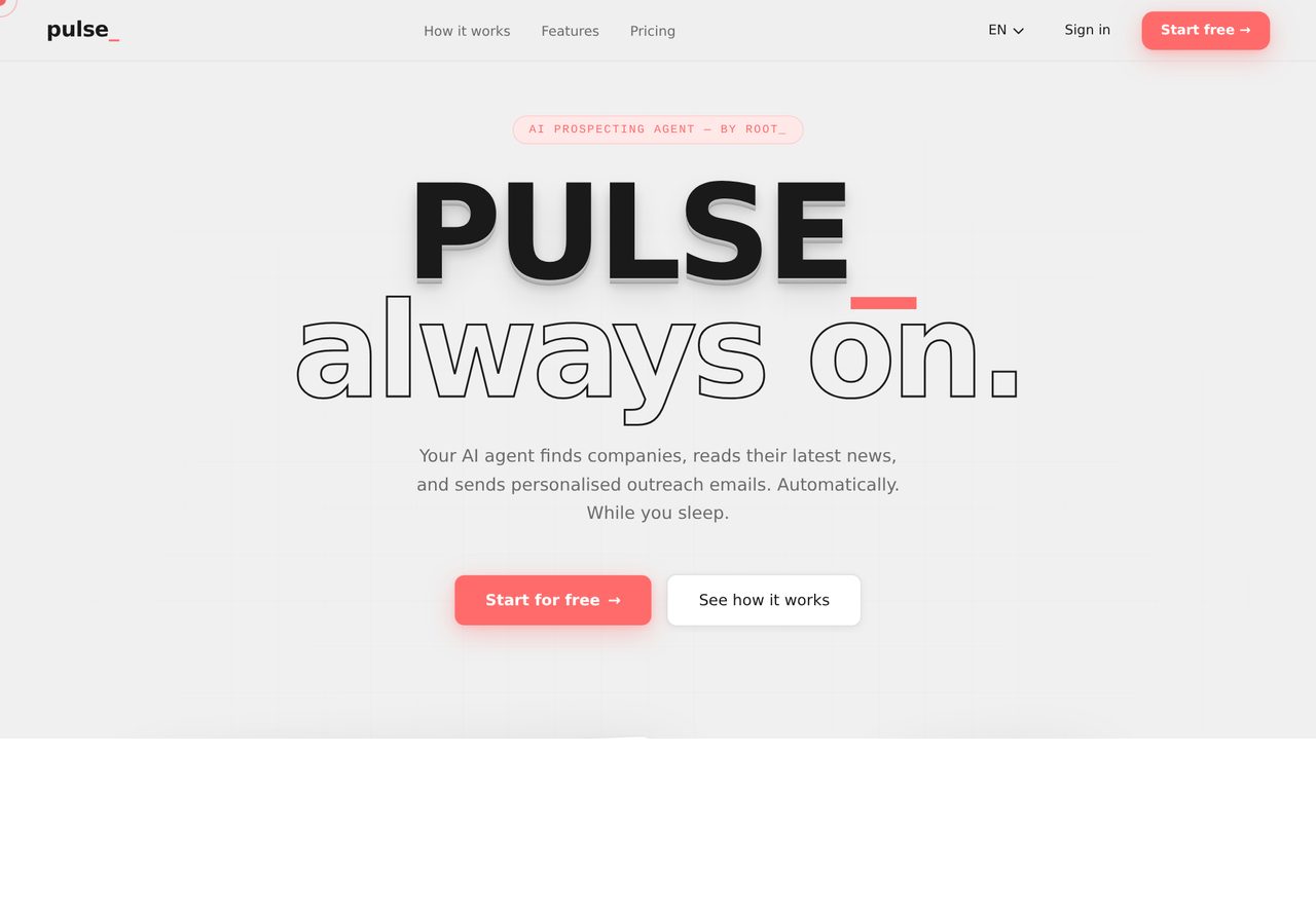 PULSE screenshot